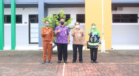 Kunjungan Kepala Cabang Dinas 1 di SMK Bina Nusantara Semarang
