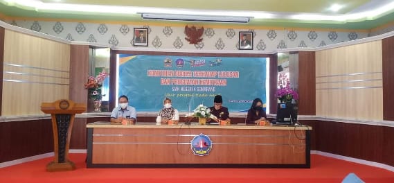 PT Bitratex Industries Semarang dan Gumaya Hotel  Semarang  bersinergi dalam Workshop Komitmen Dudika terhadap  Lulusan SMKN 4 Semarang