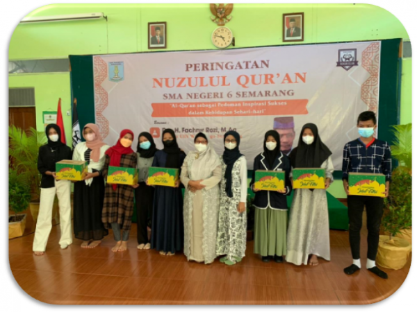 Peringatan Nuzulul Qur’an di SMAN 6 Semarang