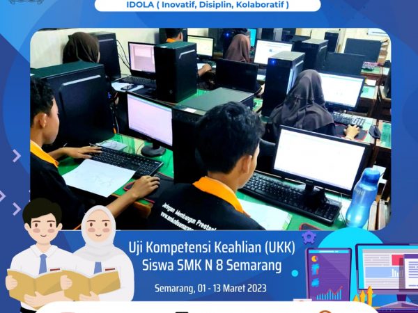 LSP P1 SMK N 8 Semarang Laksanakan Uji Kompetensi Keahlian Siswa