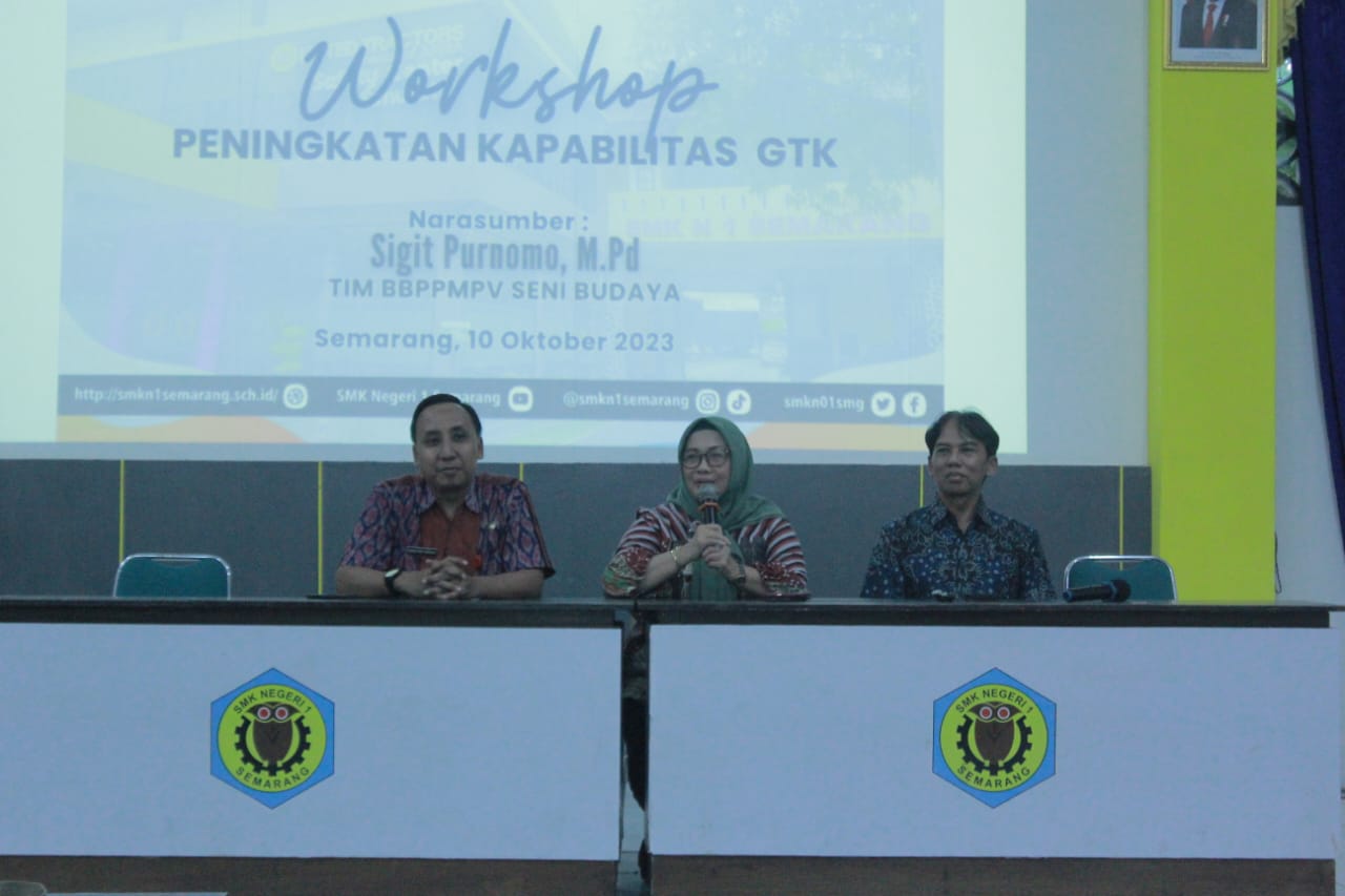SMK Negeri 1 Semarang Menggelar Workshop Peningkatan Kapabilitas untuk Guru dan Tenaga Kependidikan