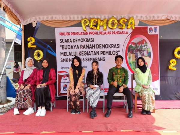 Realisasi Budaya Ramah Demokrasi Melalui Kegiatan PEMILOS SMKN 6 Semarang